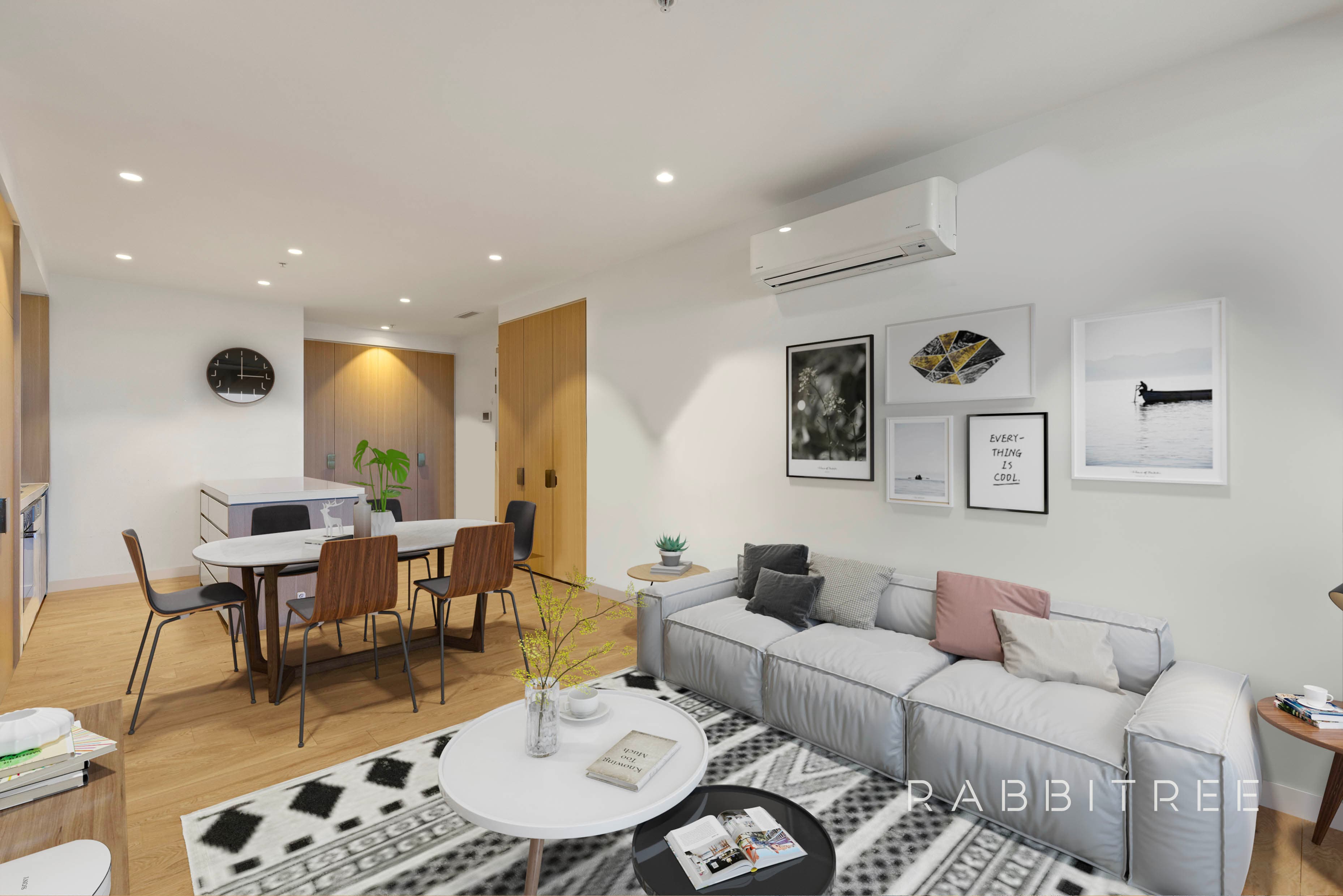 Contemporary Living with Dual Balconies and Functional Design